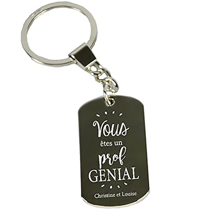 Porte-clés gravés avec photo et texte, un cadeau original et personnalisé