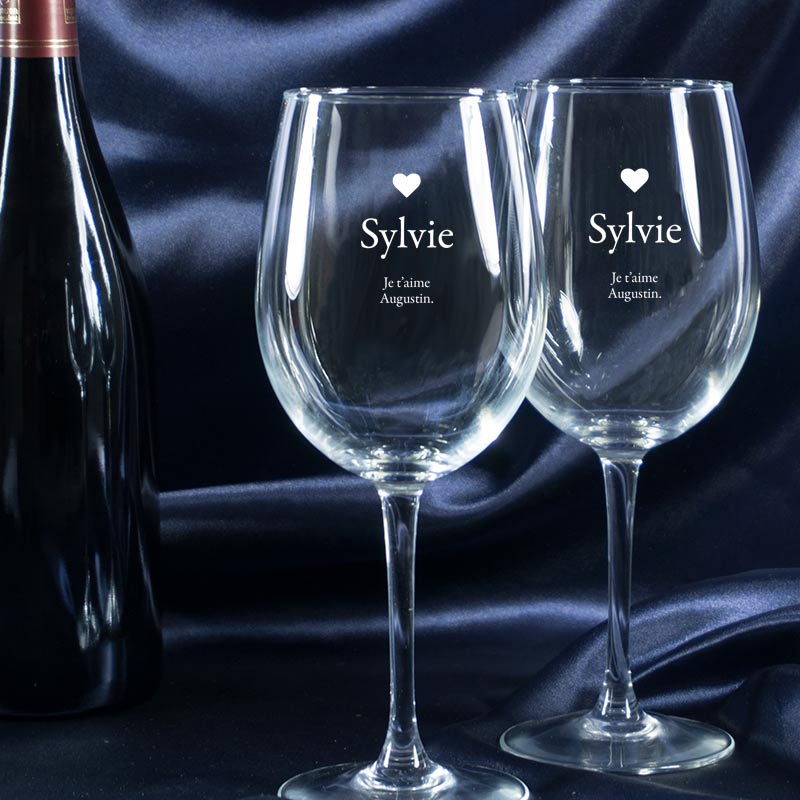 Acheter Verre à vin en forme de cœur, verre romantique créatif